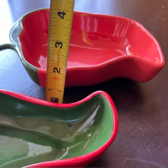 Chili Pepper serving/dip dishes & 🌶️ stainless steel cooling rack. - Picture 17 of 17